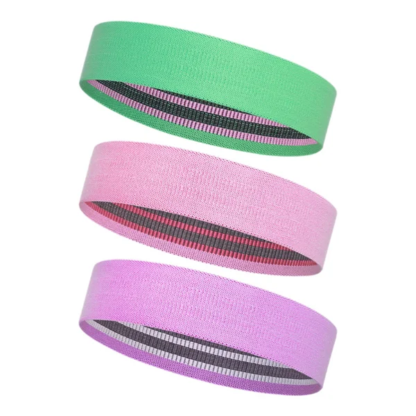 Set of 3 Resistance Exercise Loop Bands Fitness Home Gym Yoga Glutes Trainer view 5