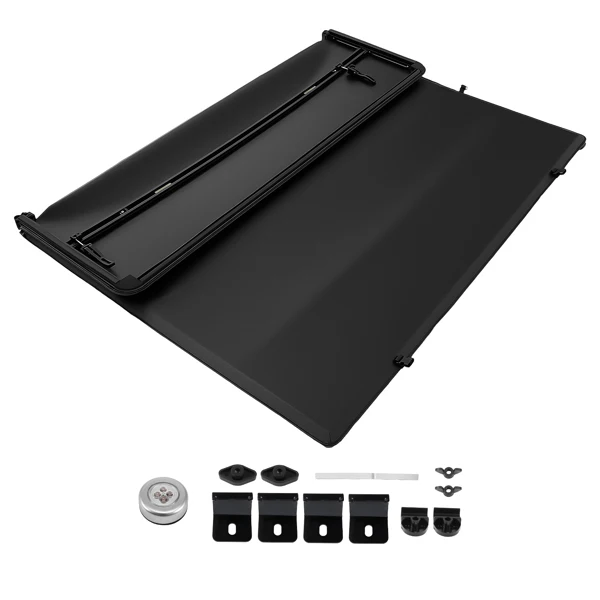 5 Ft Tri-Fold Tonneau Cover fit for Honda Ridgeline 2017 2018 19 2020 21 22 23 26 view 6