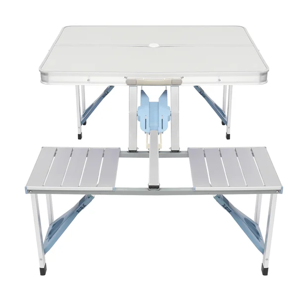 One Piece Folding Table and Chair Aluminum Alloy view 4