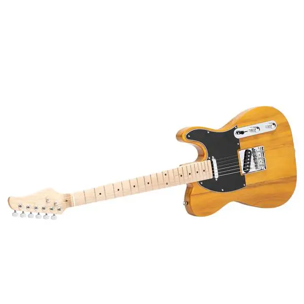 Maple Fingerboard GTL Electric Guitar SS Pickup Transparent Yellow view 4