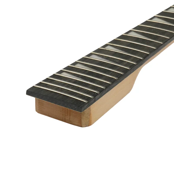 DIY 6 String Flame Shaped Style HSH Electric Guitar Kits with Mahogany Body, Maple Neck and Accessories Black view 3