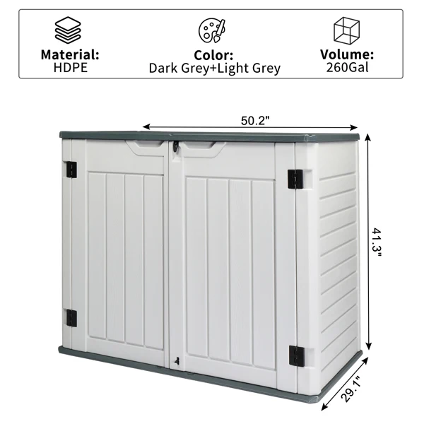 260gal Outdoor Storage Box view 5