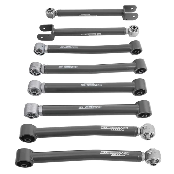 Full Set Adjustable Control Arms 0-6" Lift Fit for 2007-2018 Jeep Wrangler JK