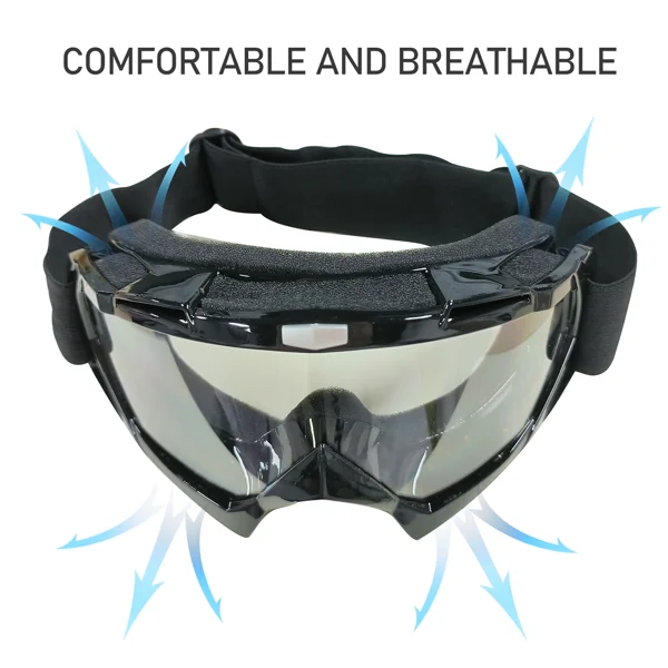 Windproof Anti-Scratch Dustproof Motorcycle Riding Goggles Ski Goggles Racing Goggles view 5