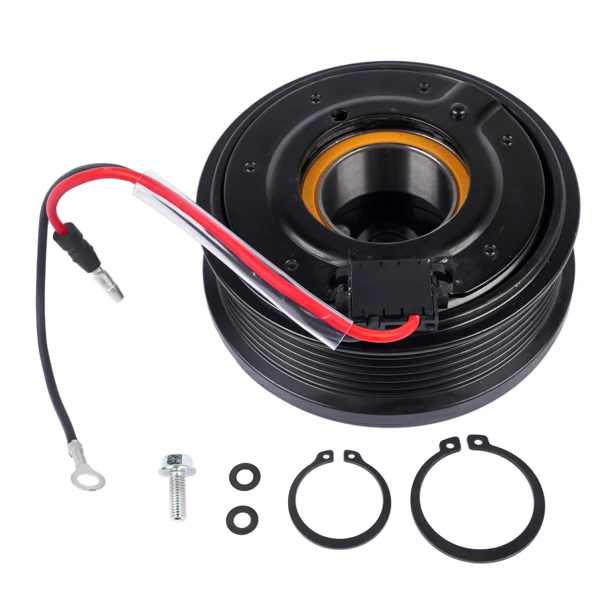 AC Compressor Clutch Kit 88892743 89038601 Fits for Buick Rainier Chevy Trailblazer Olds Bravada GMC Envoy/Envoy XL Isuzu Ascender Saab 9-7x 4.2L 2002-2009 view 2