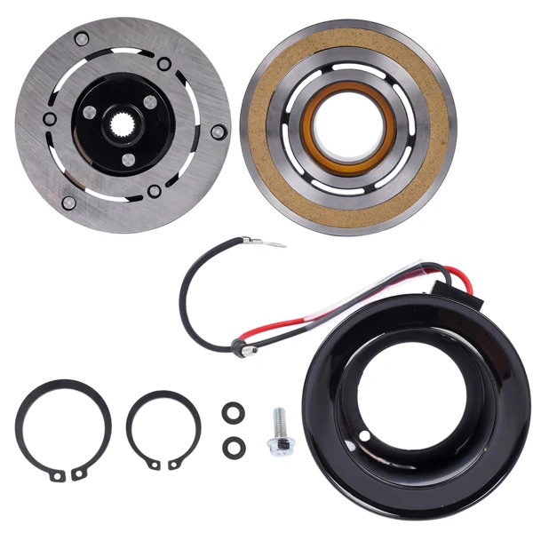 AC Compressor Clutch Kit 88892743 89038601 Fits for Buick Rainier Chevy Trailblazer Olds Bravada GMC Envoy/Envoy XL Isuzu Ascender Saab 9-7x 4.2L 2002-2009 view 3