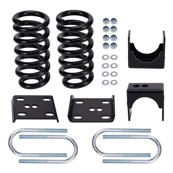 Front 3" Rear 5" Drop Lowering Springs Flip Kit Fit For Chevy C10 GMC C15 1973-1987