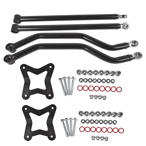 Black Steel Radius Arm Set Rear Fit for Polaris RZR XP 1000 & XP 4 1000 from 2014 view 5