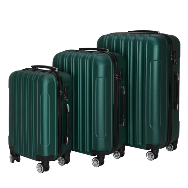 3-in-1 Multifunctional Large Capacity Traveling Storage Suitcase Dark Green view 5