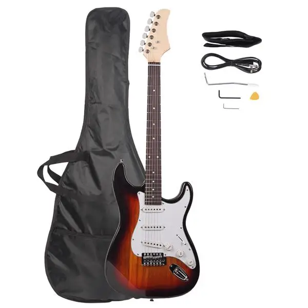 Rosewood Fingerboard Electric Guitar Sunset Color view 2