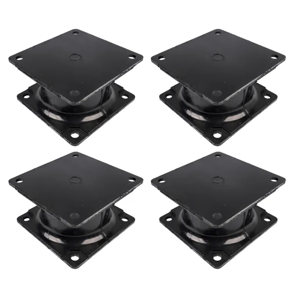4 Pack Vibratory Plate Compactor Rubber Isolator Shock Mount Replacement for Bobcat PCF64 Stanley HS6000 HS6019 HS6100 HSX6 HS8000