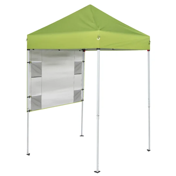 5X5FT Outdoor Canopy with 1 Sidewall Green
