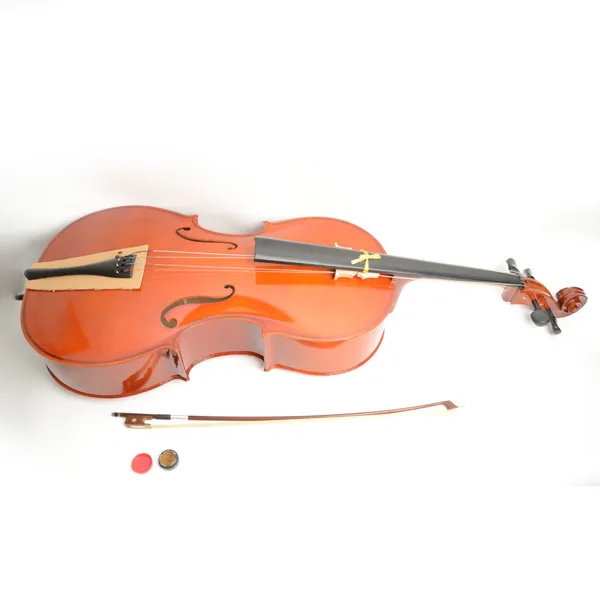 4/4 Retro Style Cello Case Bow Rosin view 2