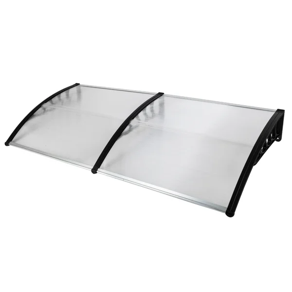 HT-200 x 100 Household Application Door & Window Rain Cover Eaves Black Holder