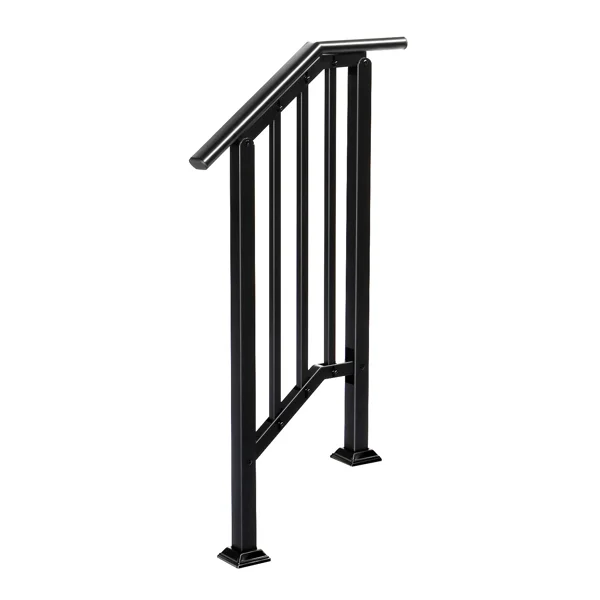 Handrails for Outdoor Steps Fits 1 to 2 Steps