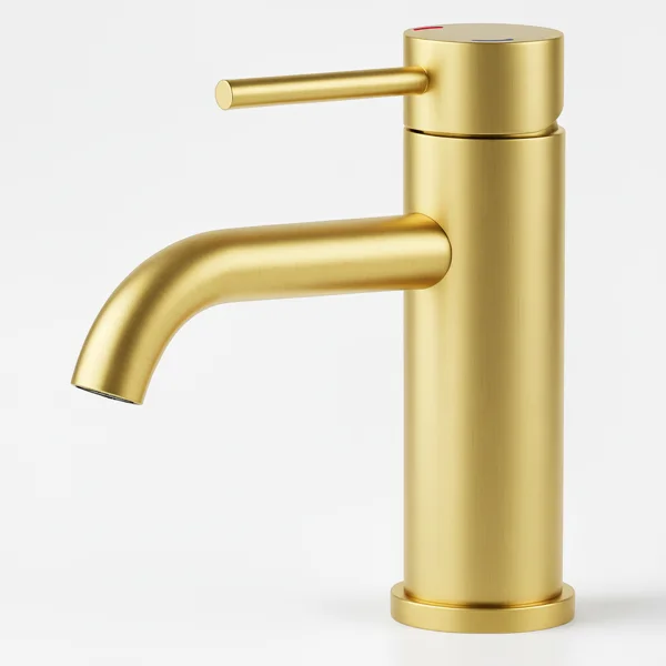 Single Handle Bathroom Faucet Lavatory Faucet Stainless Steel Single Hole-T10, Brushed Gold[Unable ship on weekends, TK/TEMU only for pickup, only TX10643 warehouse supports GOFO]