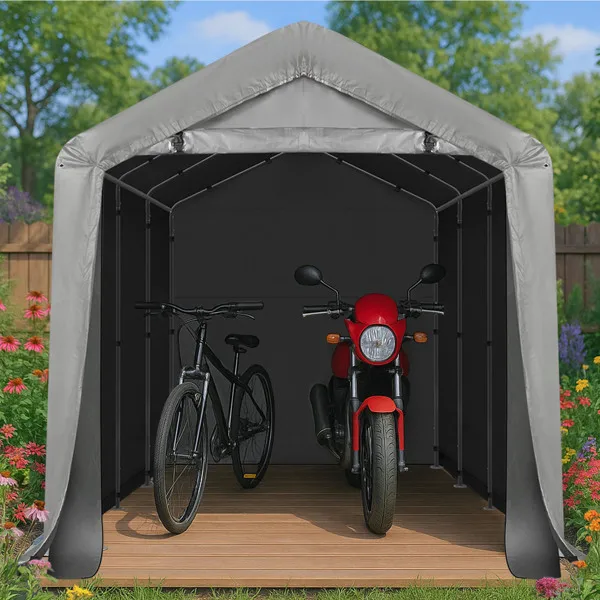 8'X 12'outdoor storage shelter shed view 6