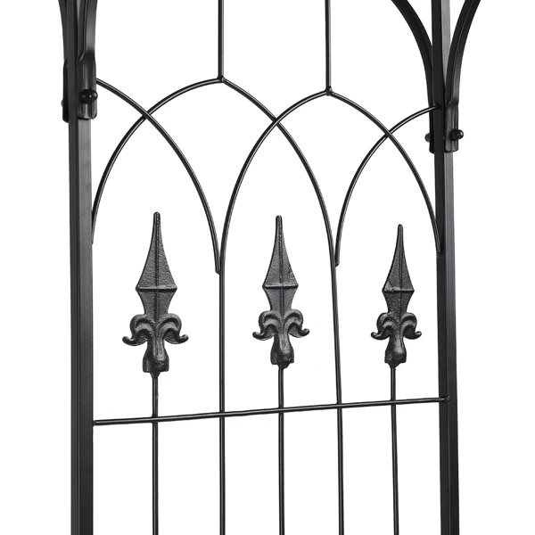 Flat Roof Wrought Iron Arches Plant Climbing Frame view 4