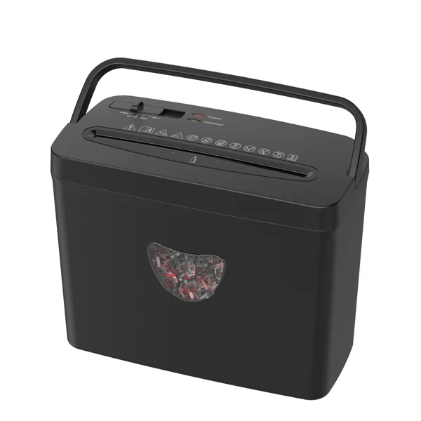Paper Shredder for Home Use,5 Sheets Small Crosscut Paper Shredder,P-4 Security Level with 2.38-Gallon Basket, 4-Mode Design-Durable & Fast and Jam Proof for Home Office Utilization view 2