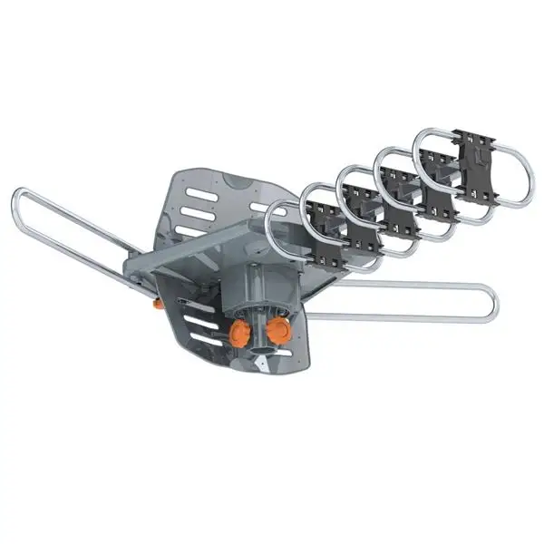 360-Degree Rotation UV Dual Bands 28-36dB Outdoor Antenna Install-free Guide without Stand view 4