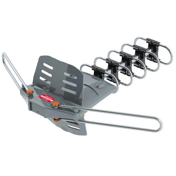 360-Degree Rotation UV Dual Bands 28-36dB Outdoor Antenna Install-free Guide without Stand view 6