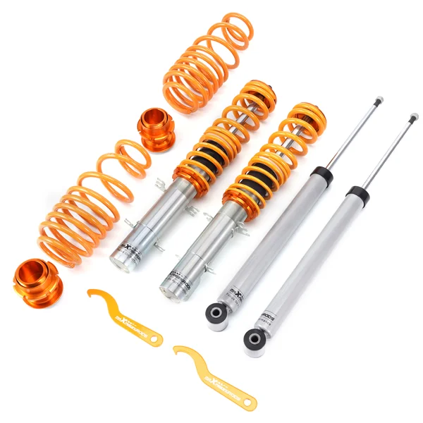 Maxpeedingrods Coilovers Shocks Springs Lowering Kit fit for VW Golf Jetta MK4 99-04