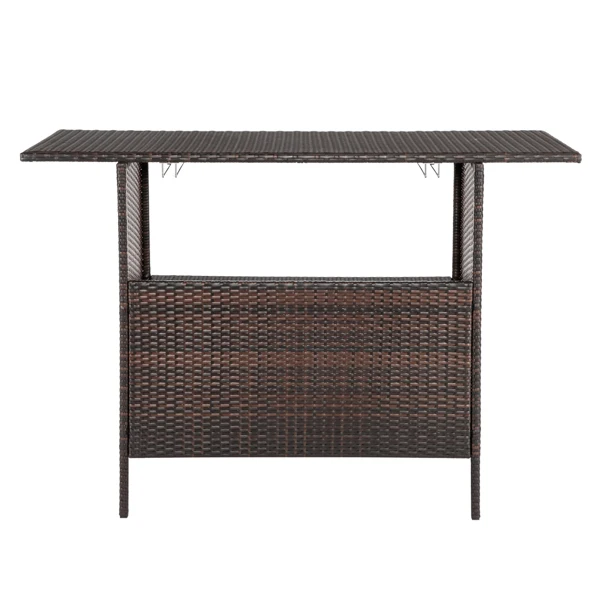 Modern Stylish And Beautiful Bar Table Brown Gradient view 2