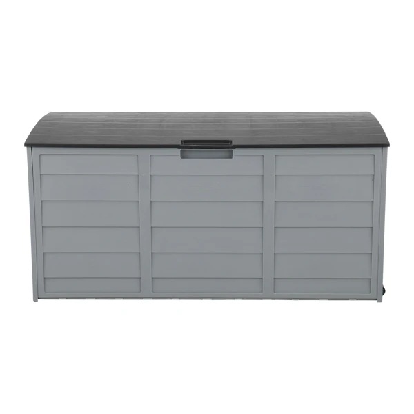 75gal 260L Outdoor Garden Plastic Storage Deck Box Chest Tools Cushions Toys Lockable Seat view 2