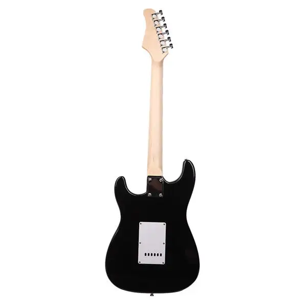 Rosewood Fingerboard Electric Guitar Black w/ White view 6