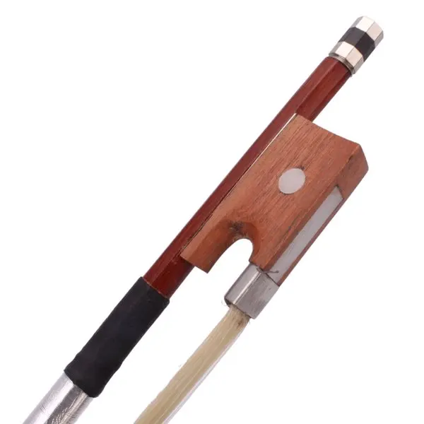 New 4/4 Acoustic Violin Case Bow Rosin Natural view 5